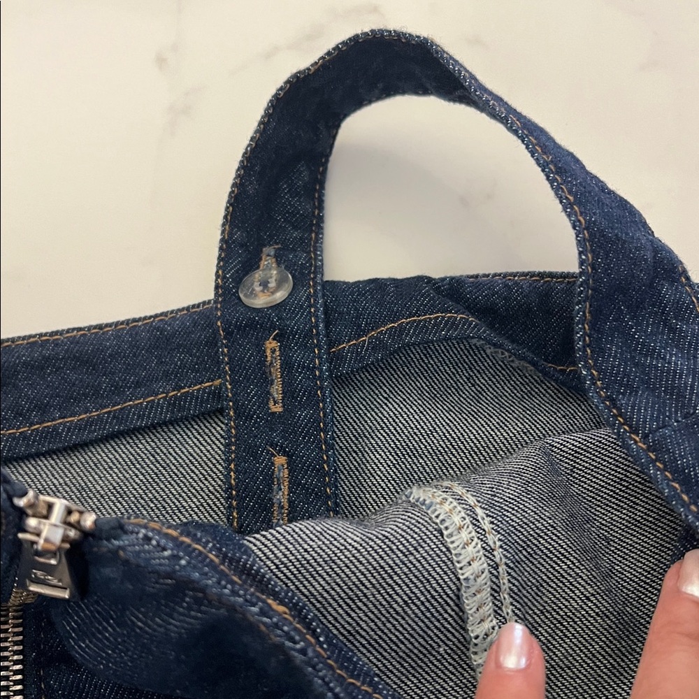 Anthropologie Reformation Zeta Denim Top - Picture 7 of 11